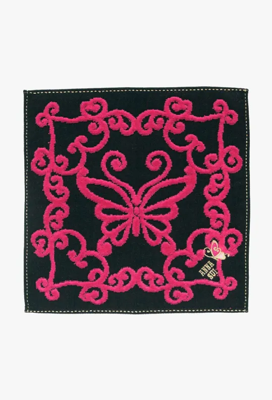 Butterfly Heart Washcloth Annasui