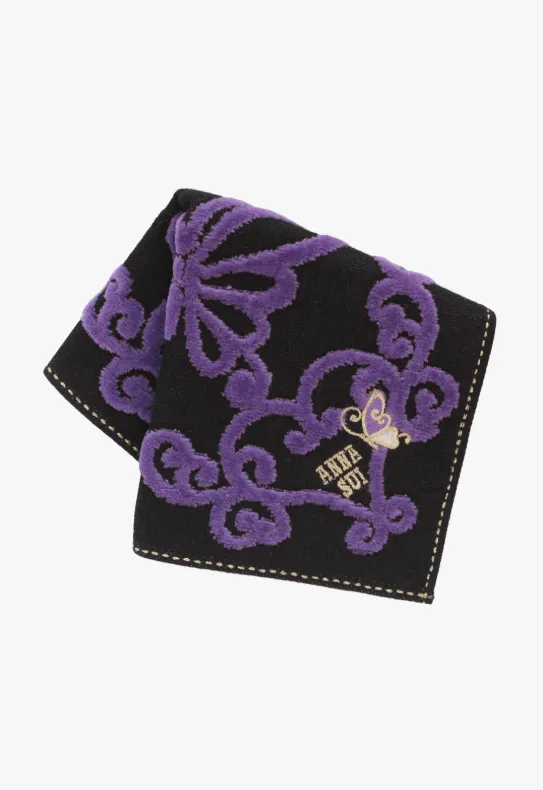 Butterfly Heart Washcloth Annasui