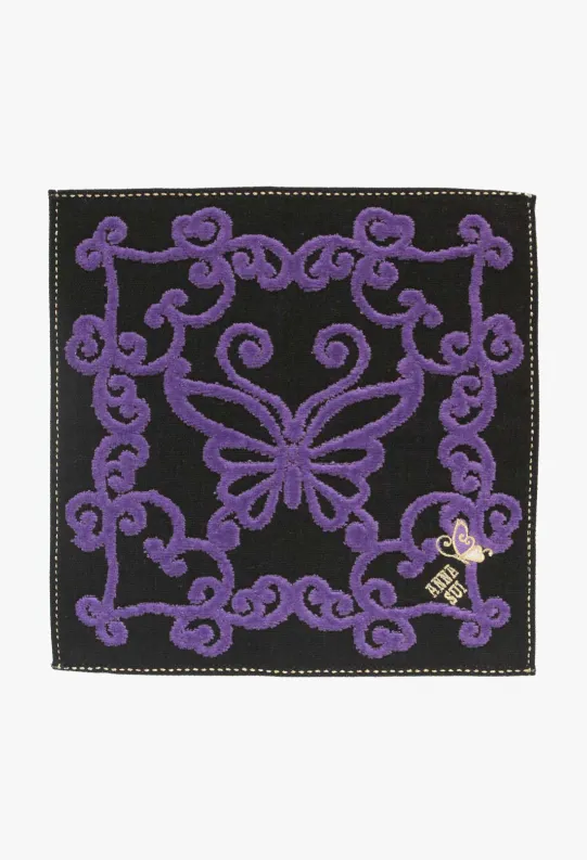 Butterfly Heart Washcloth Annasui