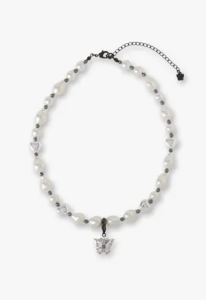 Butterfly Pearl Choker Annasui