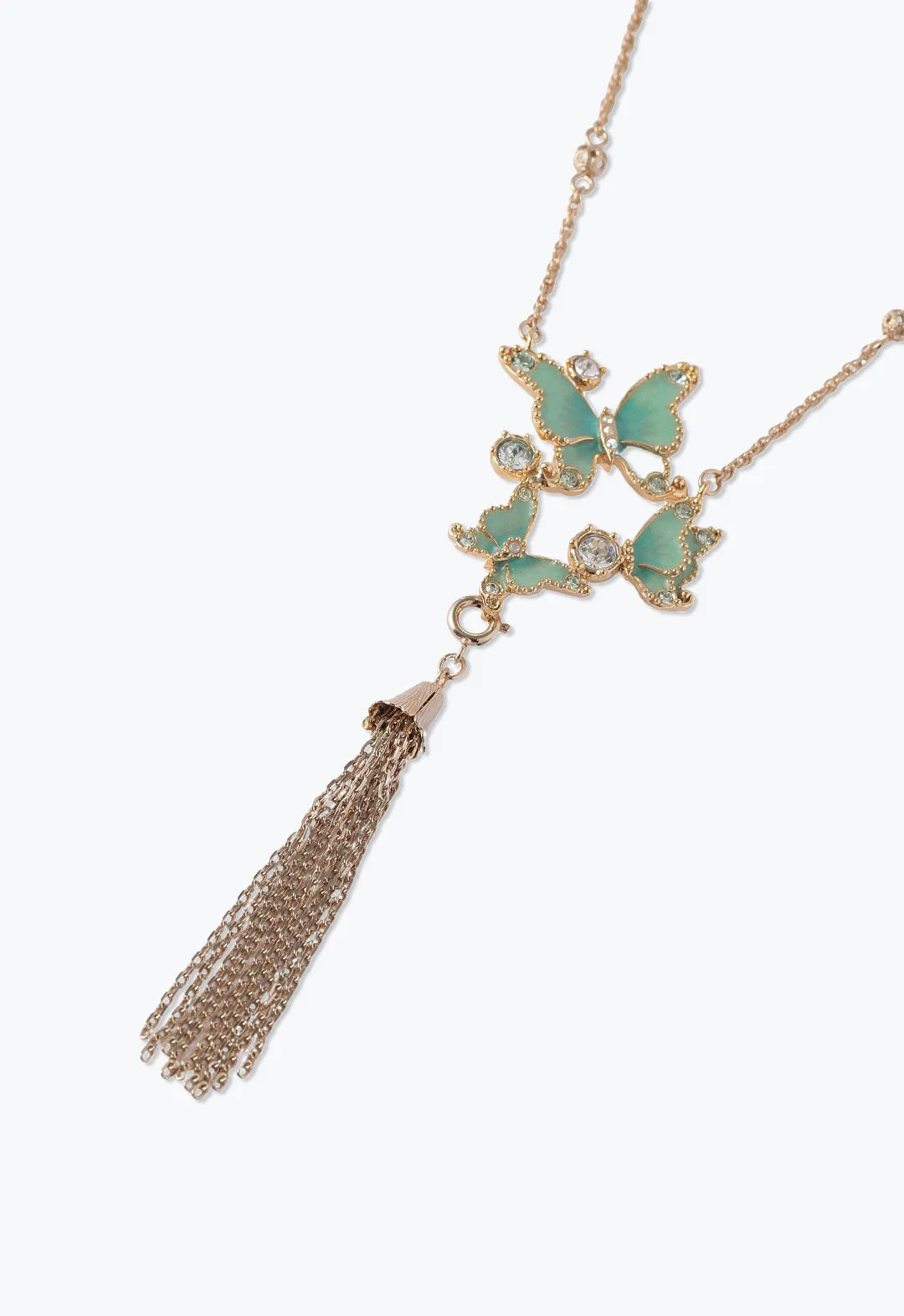 Butterfly Trio Statement Necklace Annasui