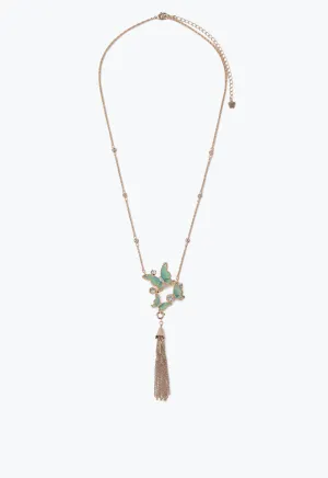 Butterfly Trio Statement Necklace Annasui