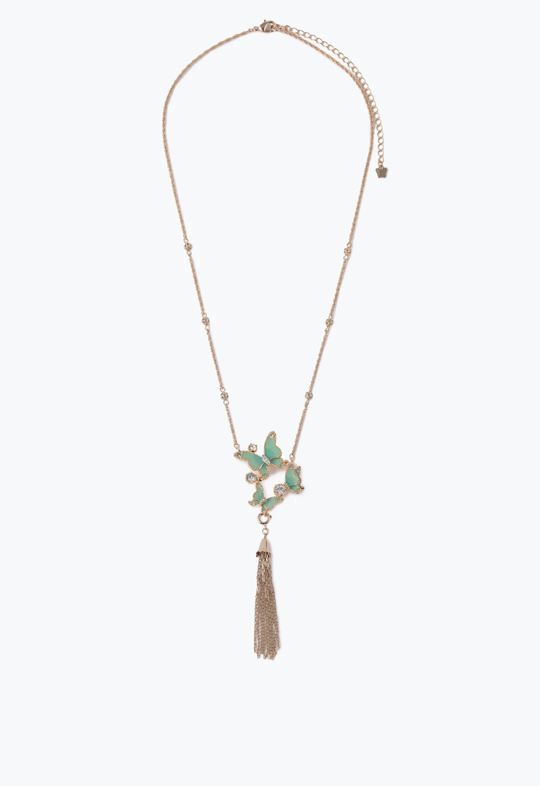 Butterfly Trio Statement Necklace Annasui