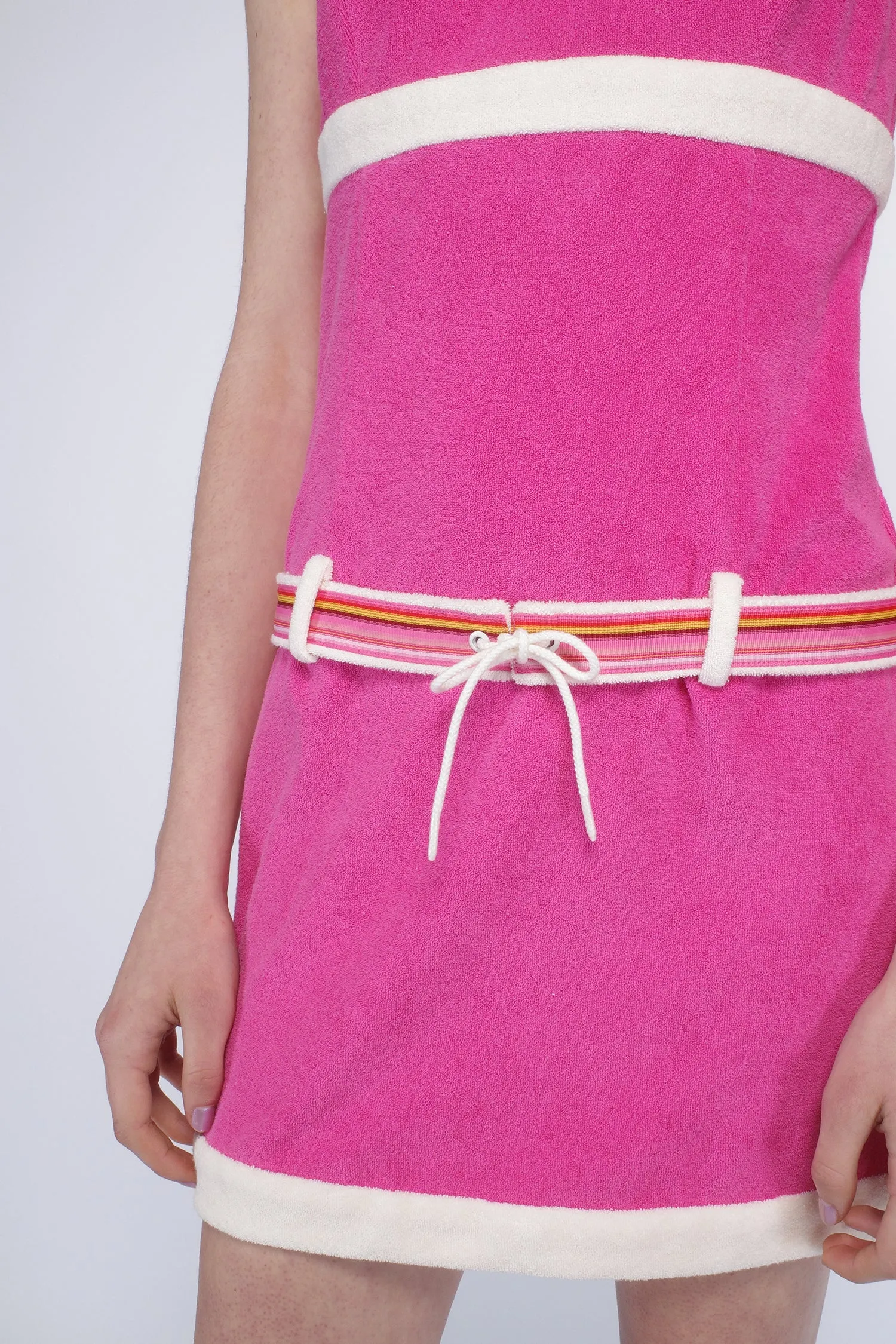 Cabana Terry Belted Dress Annasui