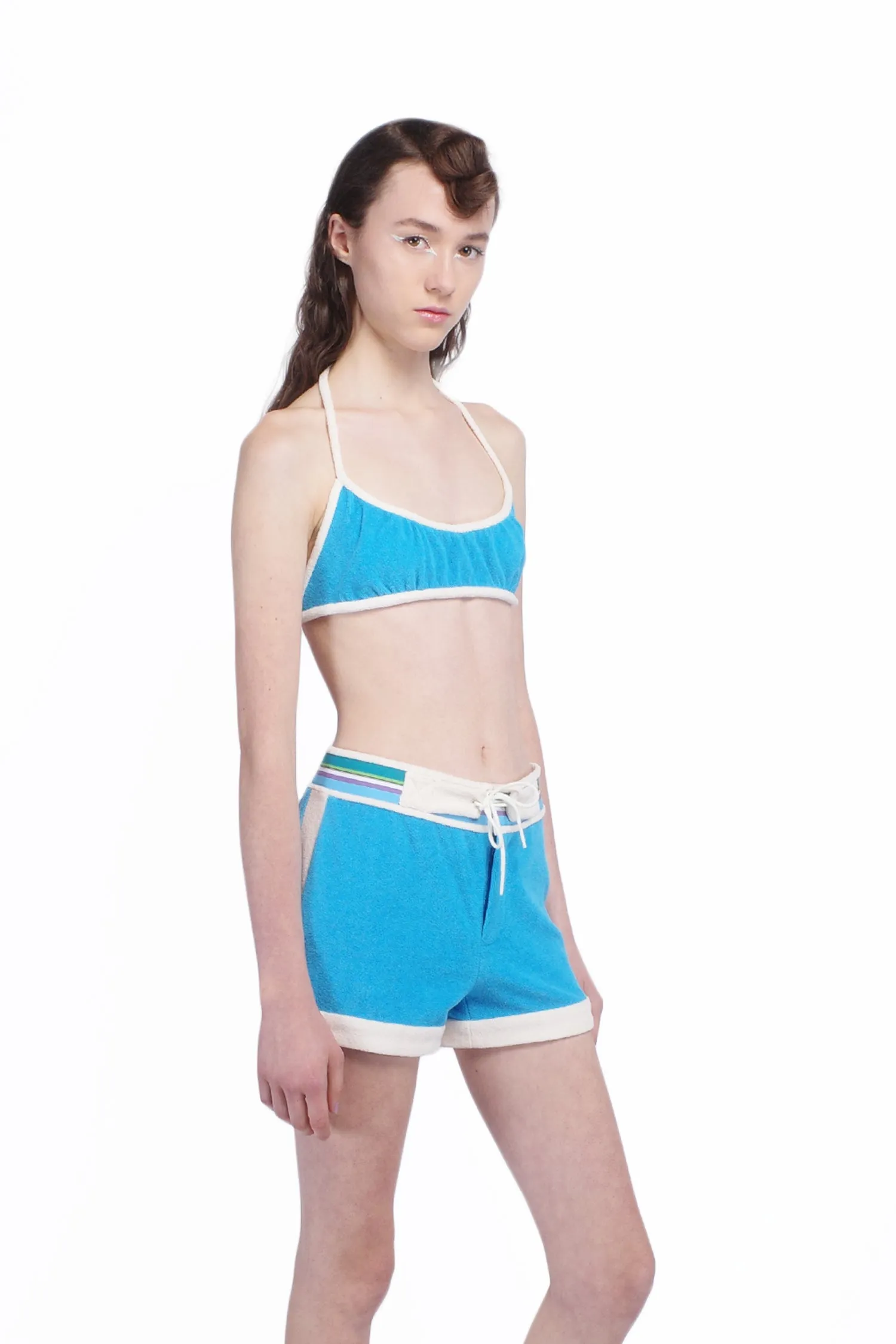 Cabana Terry Bikini Top Annasui