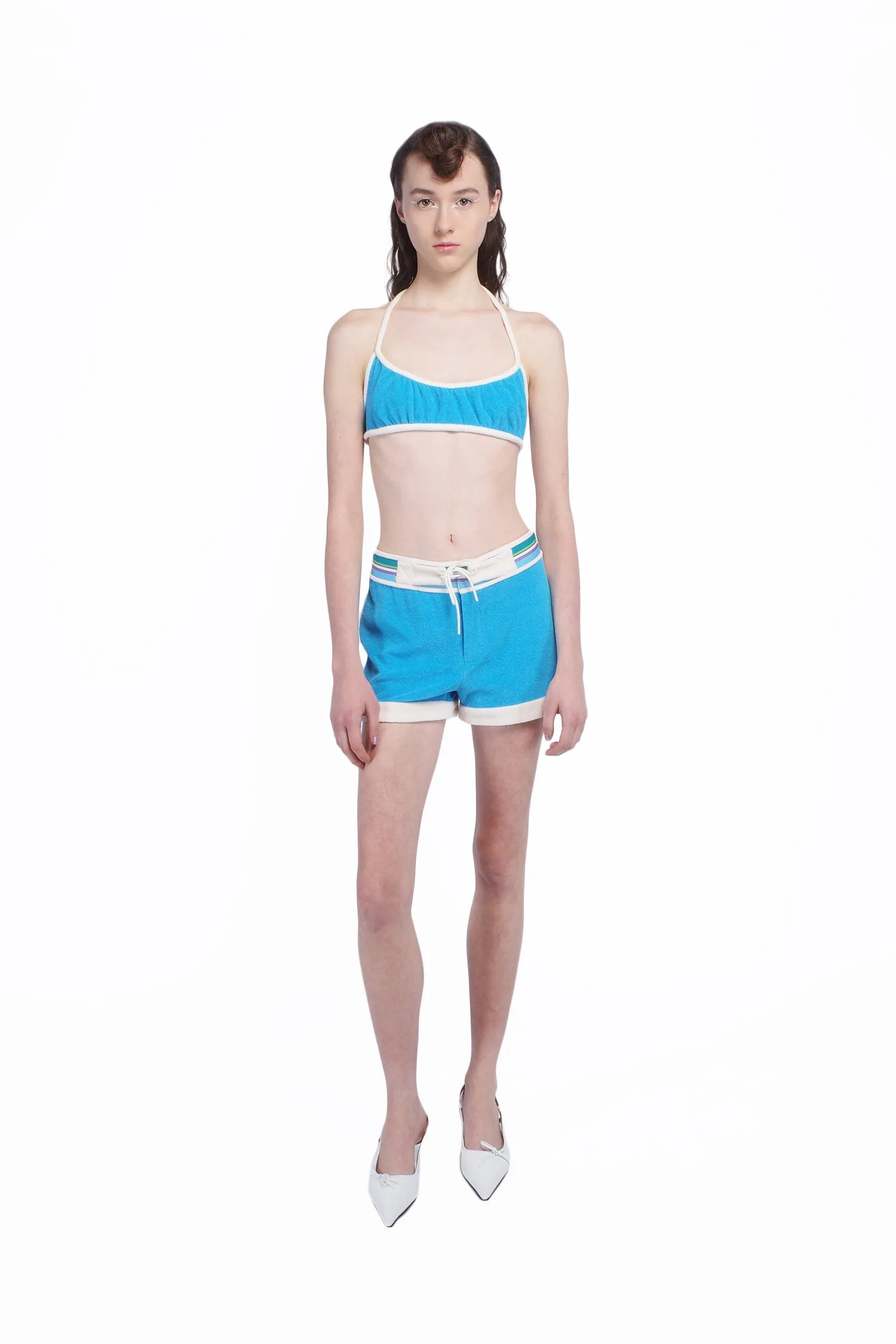 Cabana Terry Bikini Top Annasui