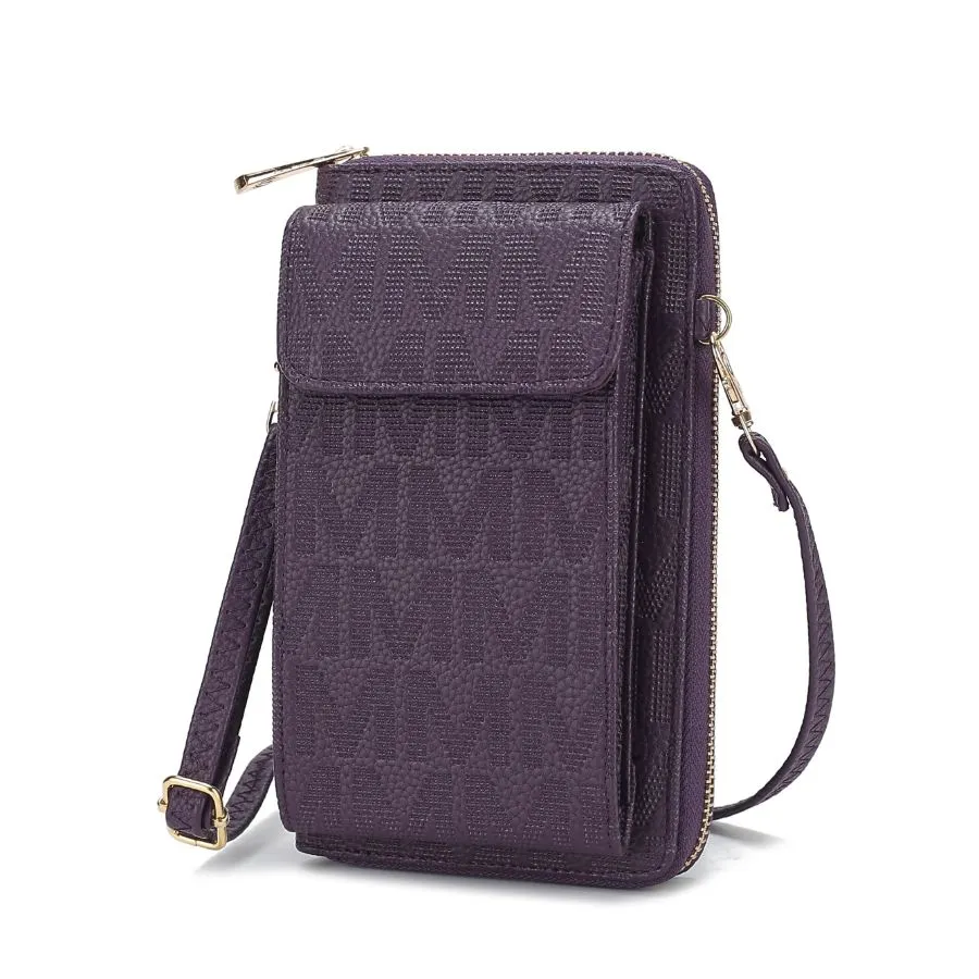 Caddy Vegan Leather Womens Phone Wallet Crossbody