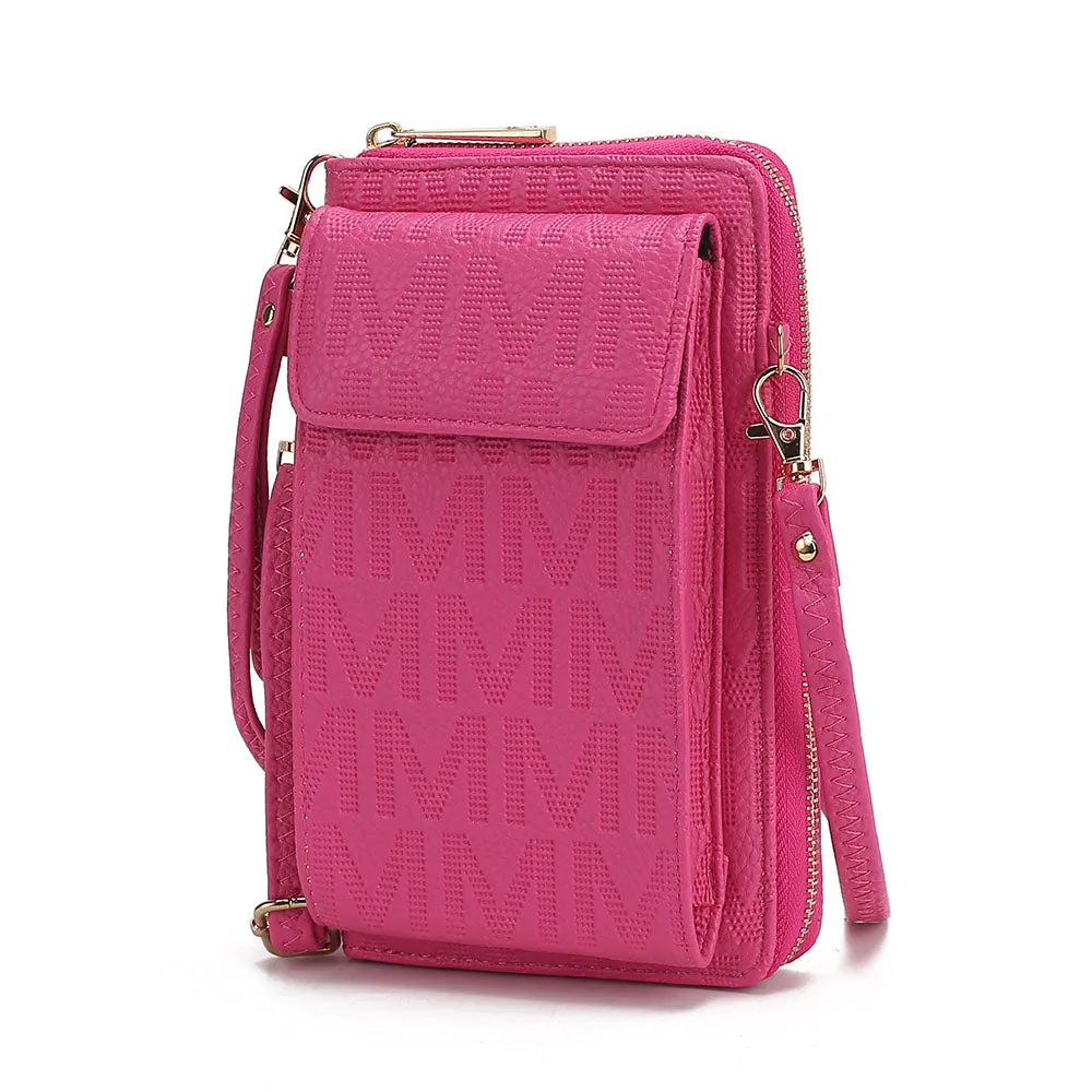 Caddy Vegan Leather Womens Phone Wallet Crossbody