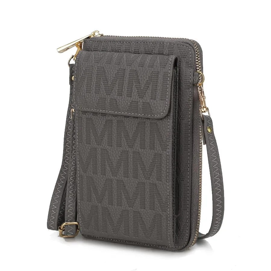 Caddy Vegan Leather Womens Phone Wallet Crossbody