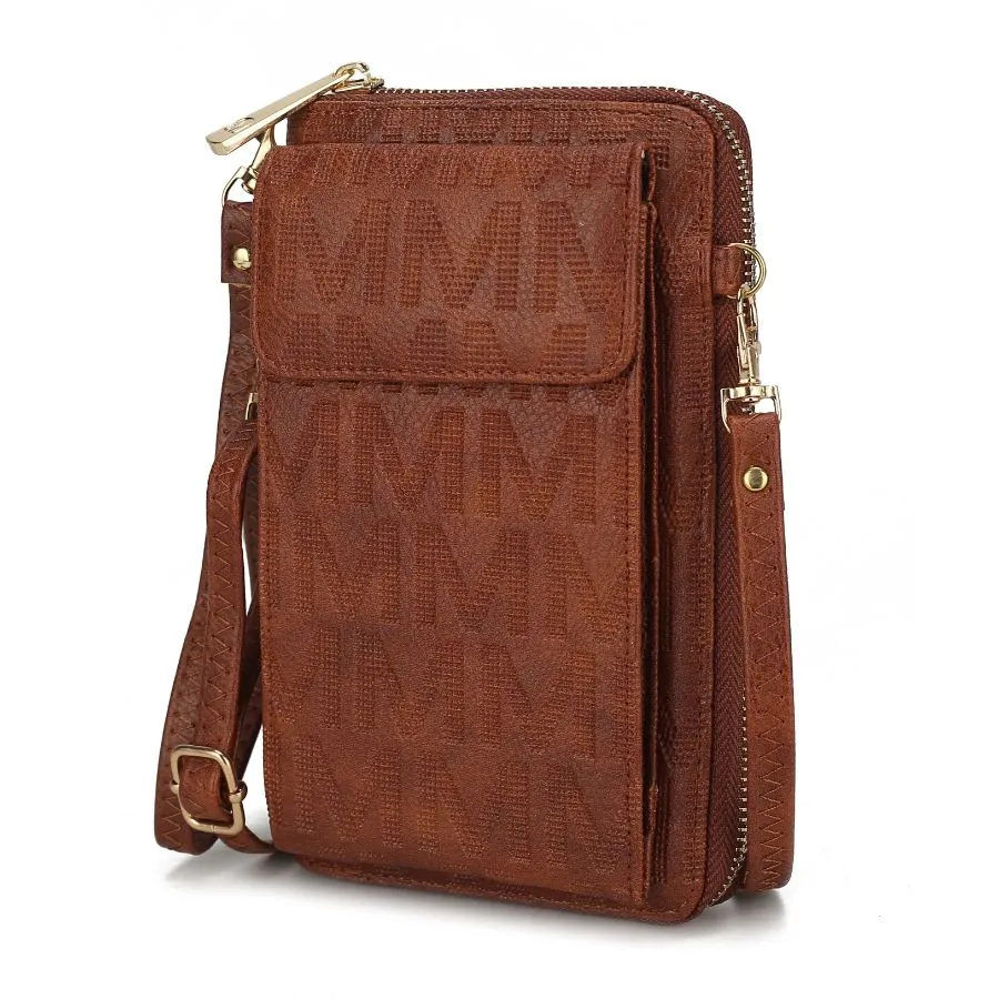 Caddy Vegan Leather Womens Phone Wallet Crossbody