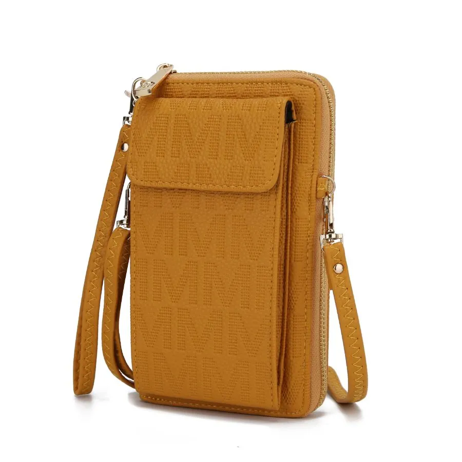 Caddy Vegan Leather Womens Phone Wallet Crossbody