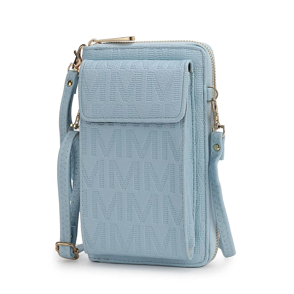 Caddy Vegan Leather Womens Phone Wallet Crossbody