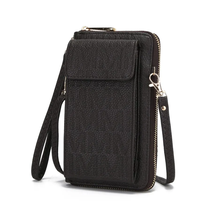 Caddy Vegan Leather Womens Phone Wallet Crossbody