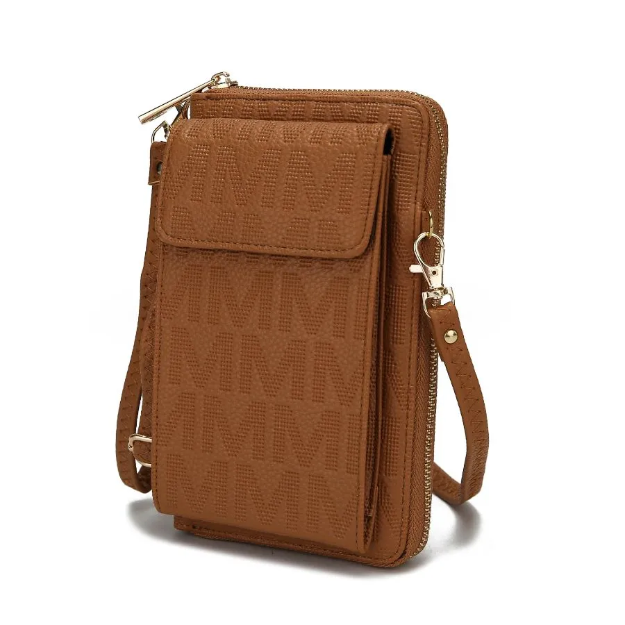 Caddy Vegan Leather Womens Phone Wallet Crossbody