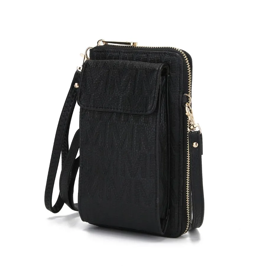 Caddy Vegan Leather Womens Phone Wallet Crossbody