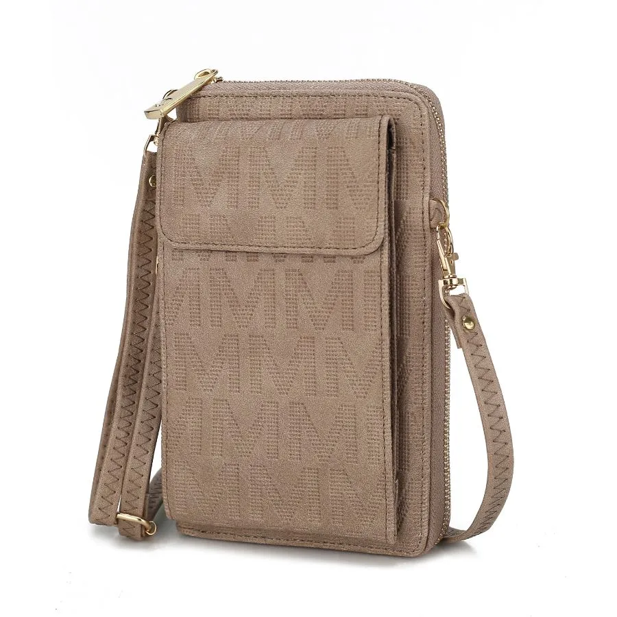 Caddy Vegan Leather Womens Phone Wallet Crossbody