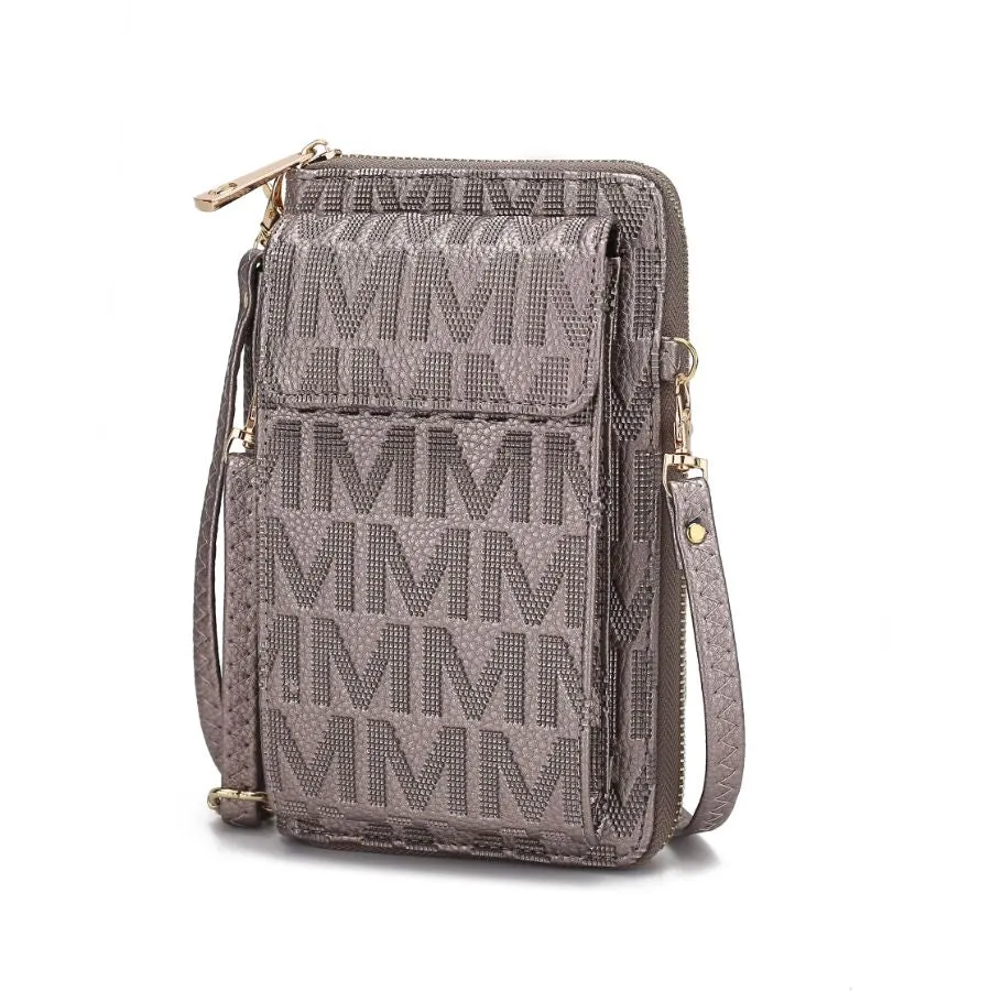Caddy Vegan Leather Womens Phone Wallet Crossbody