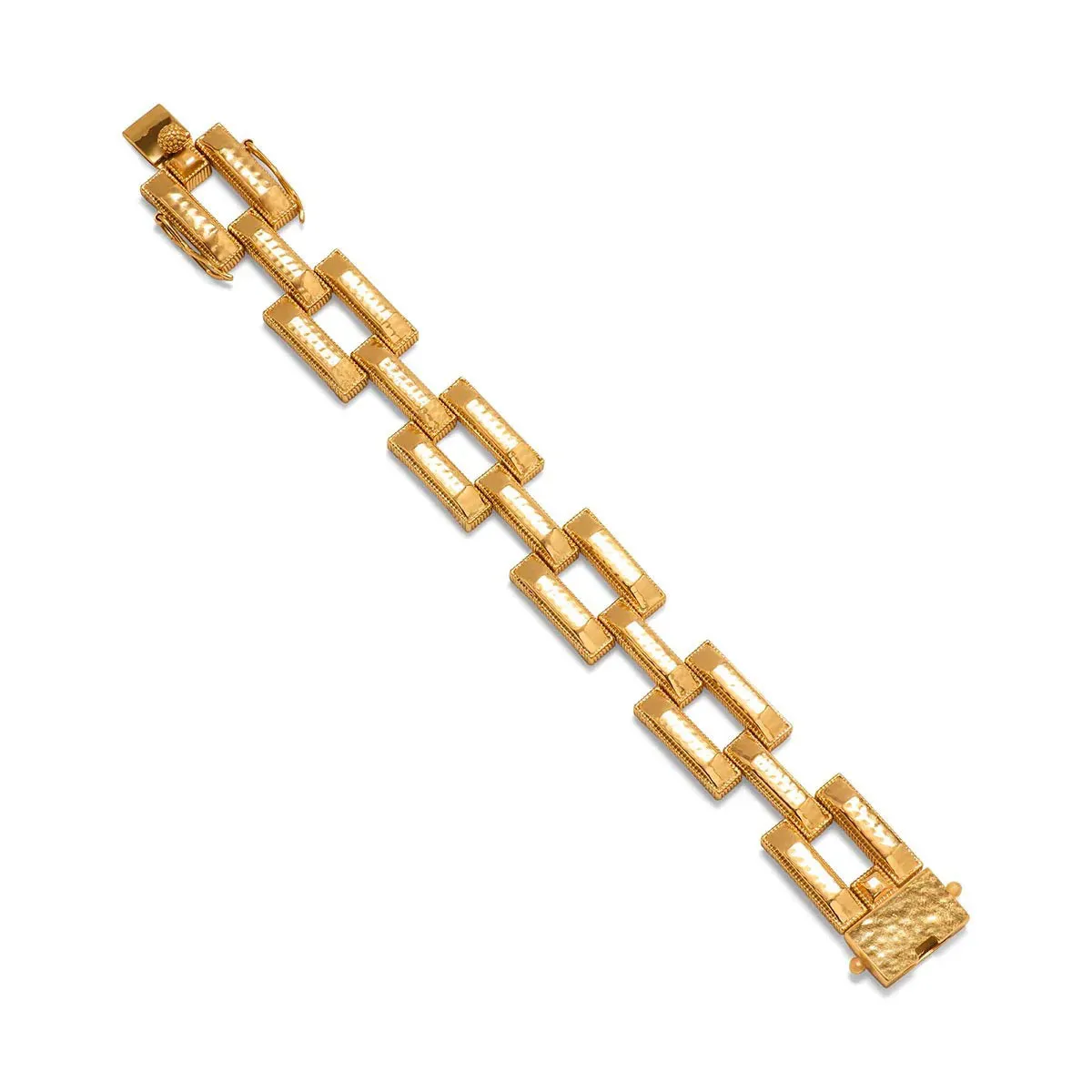 CAPUCINE DE WULF - PATHWAY LINK BRACELET, GOLD