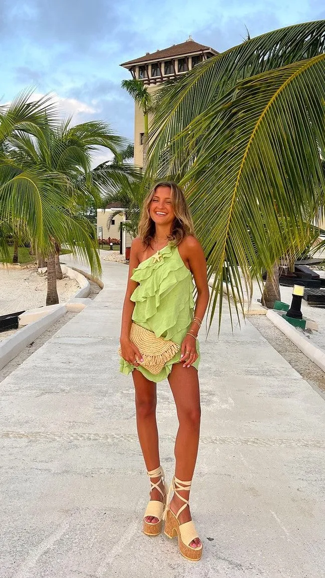 Cassidi Mini Dress - Sage Billy J