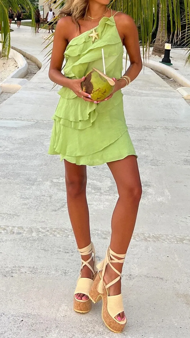Cassidi Mini Dress - Sage Billy J