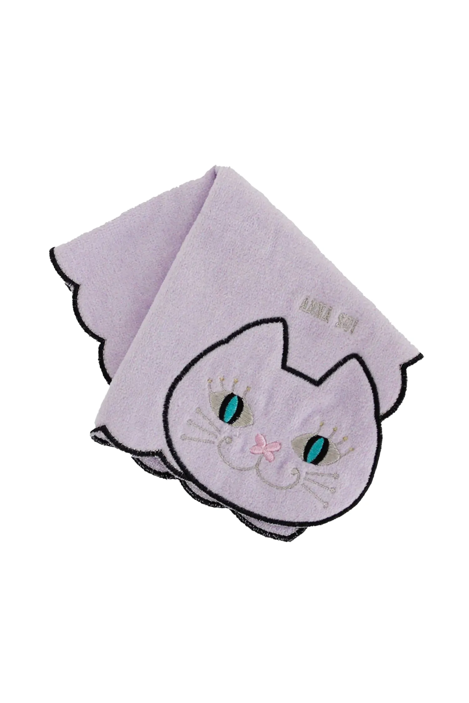 Cat Embroidery Washcloth Annasui