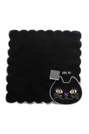 Cat Embroidery Washcloth Annasui