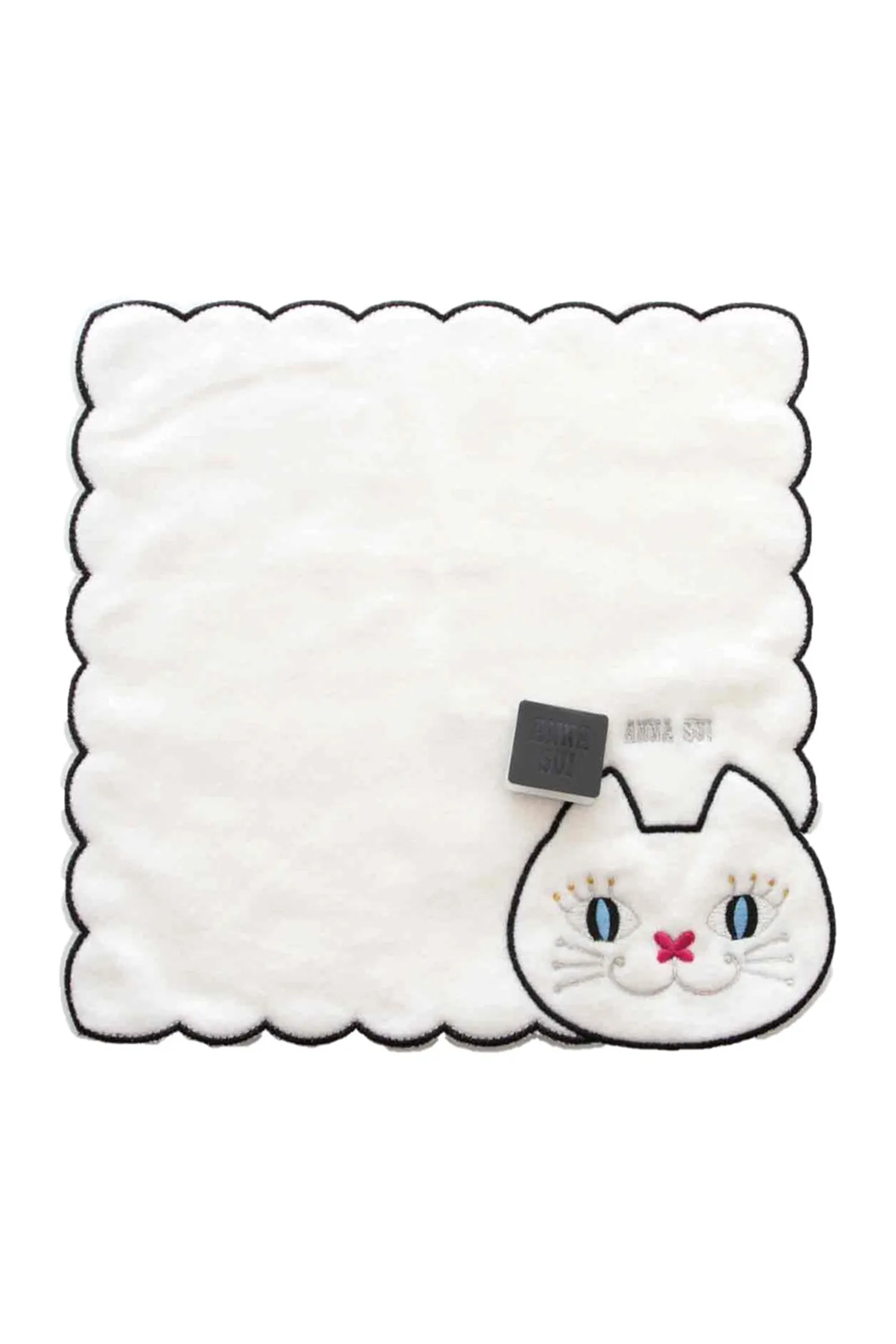 Cat Embroidery Washcloth Annasui