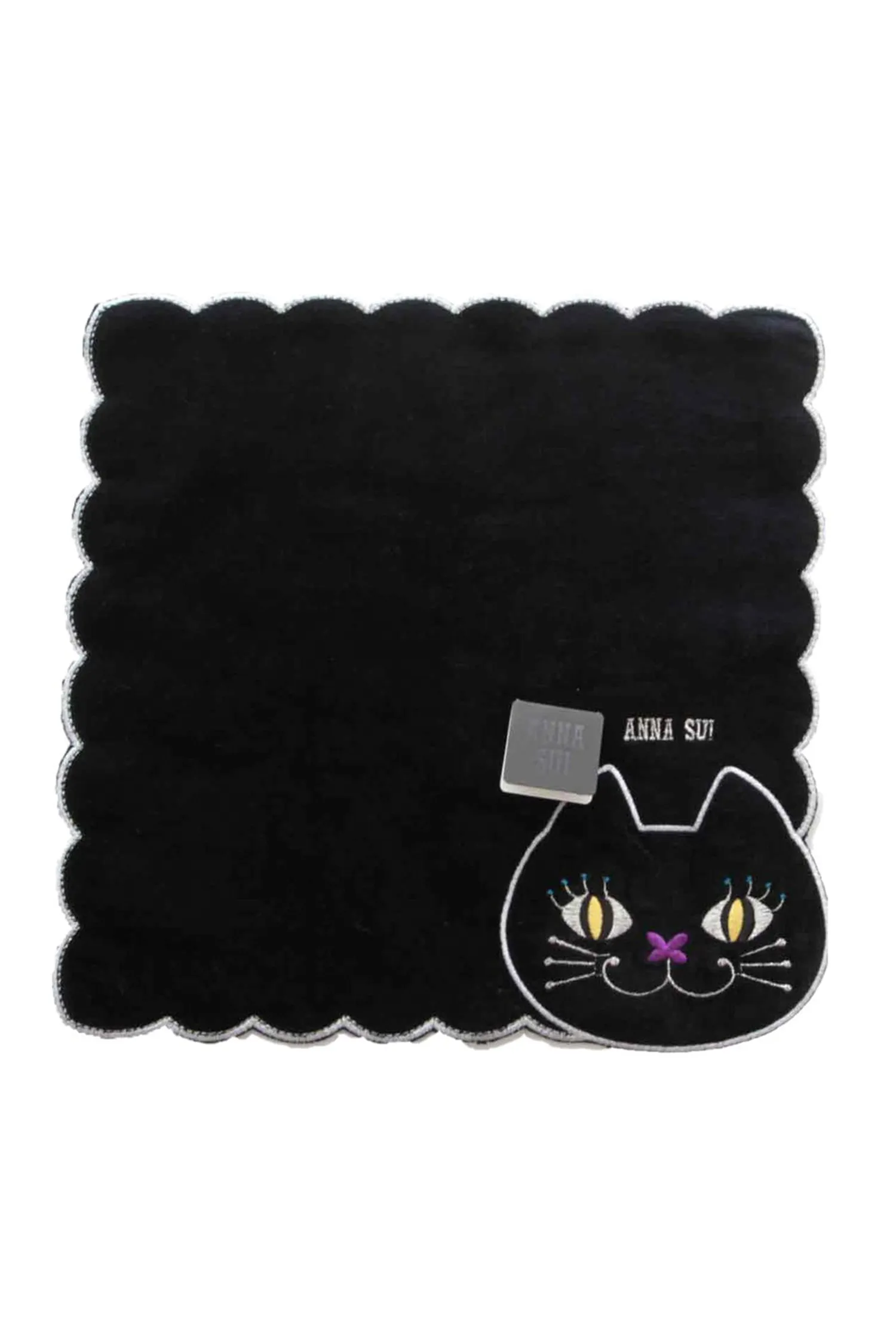 Cat Embroidery Washcloth Annasui