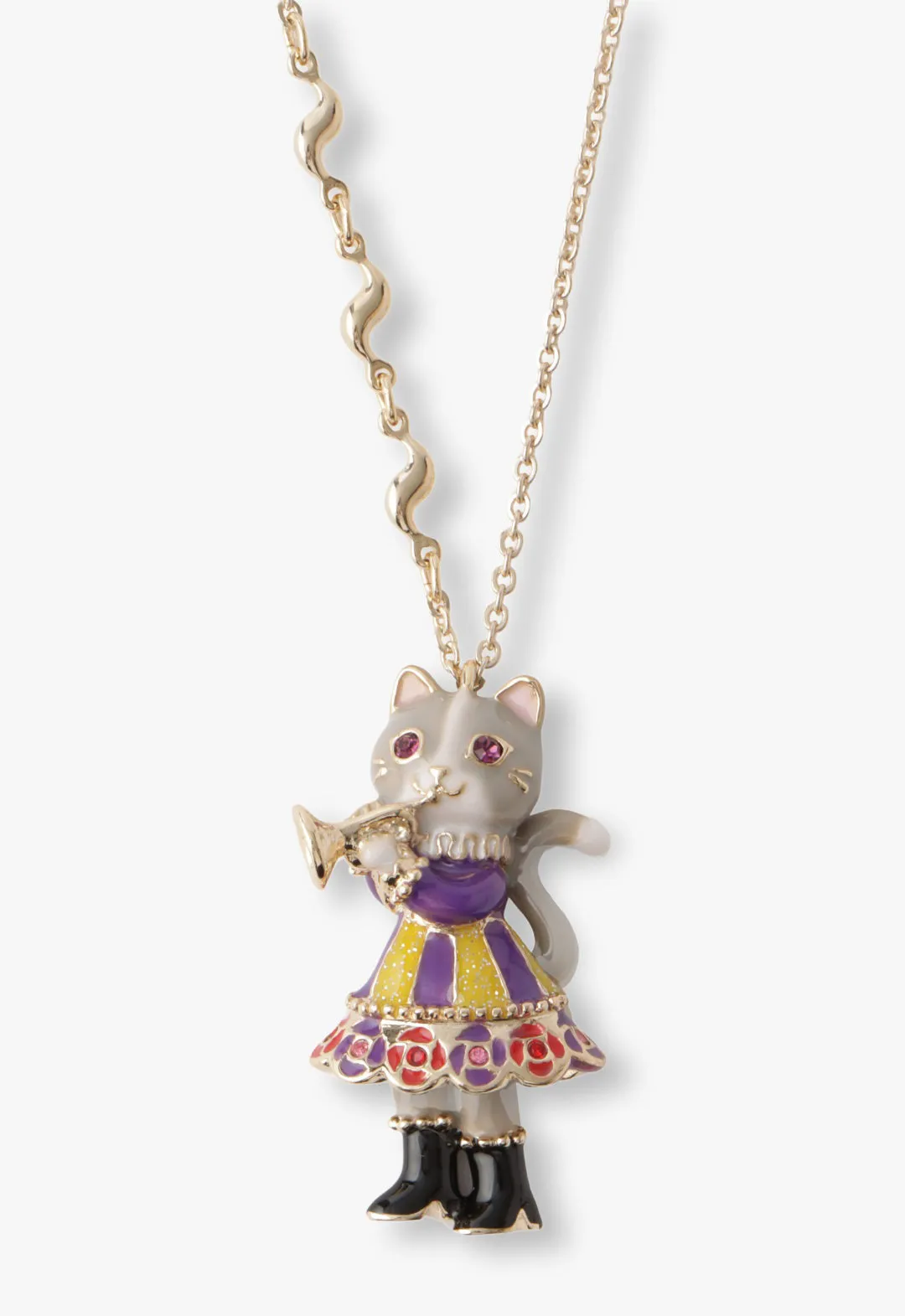 Cat Trumpet Necklace Annasui