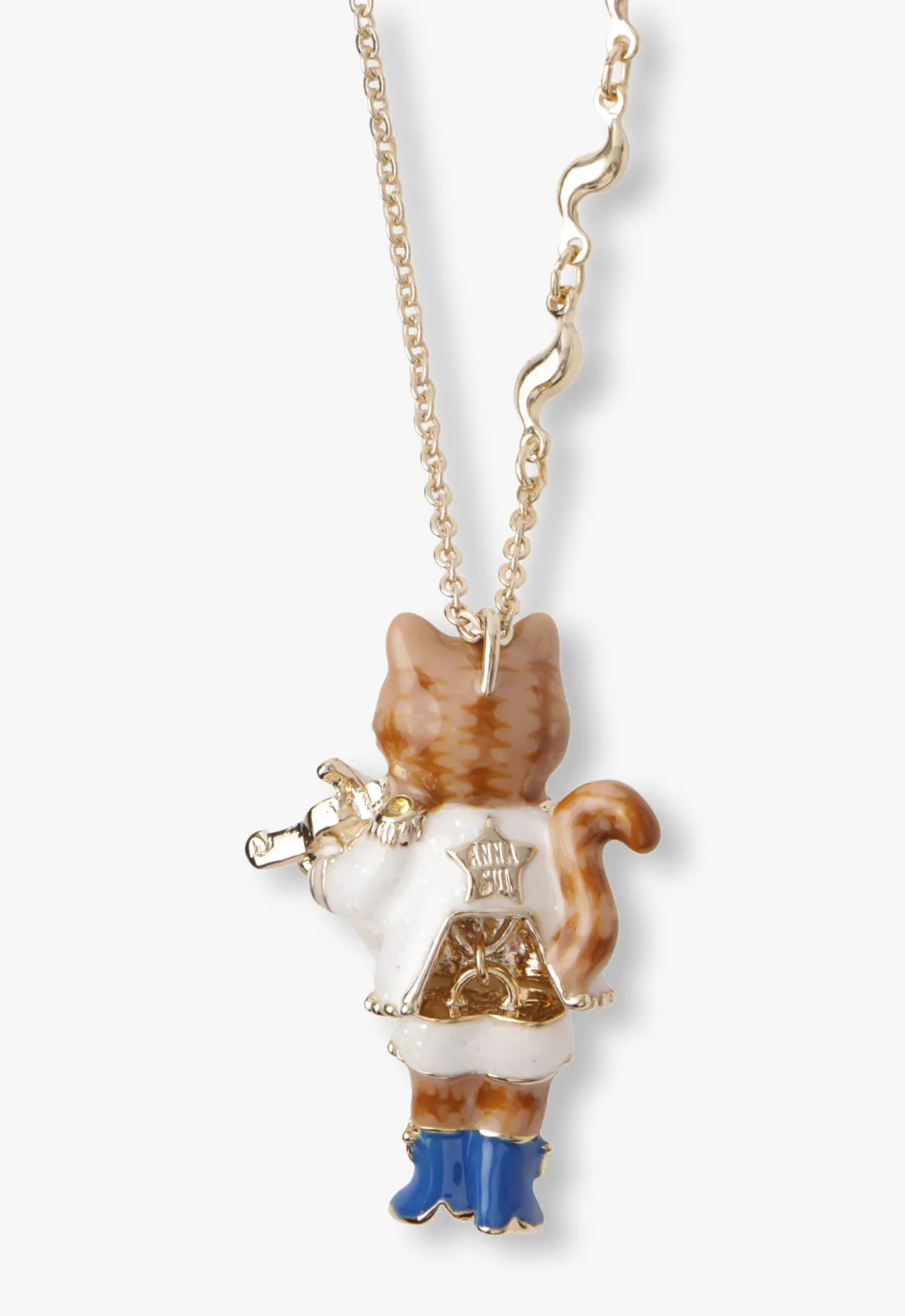 Cat Violin Necklace Annasui