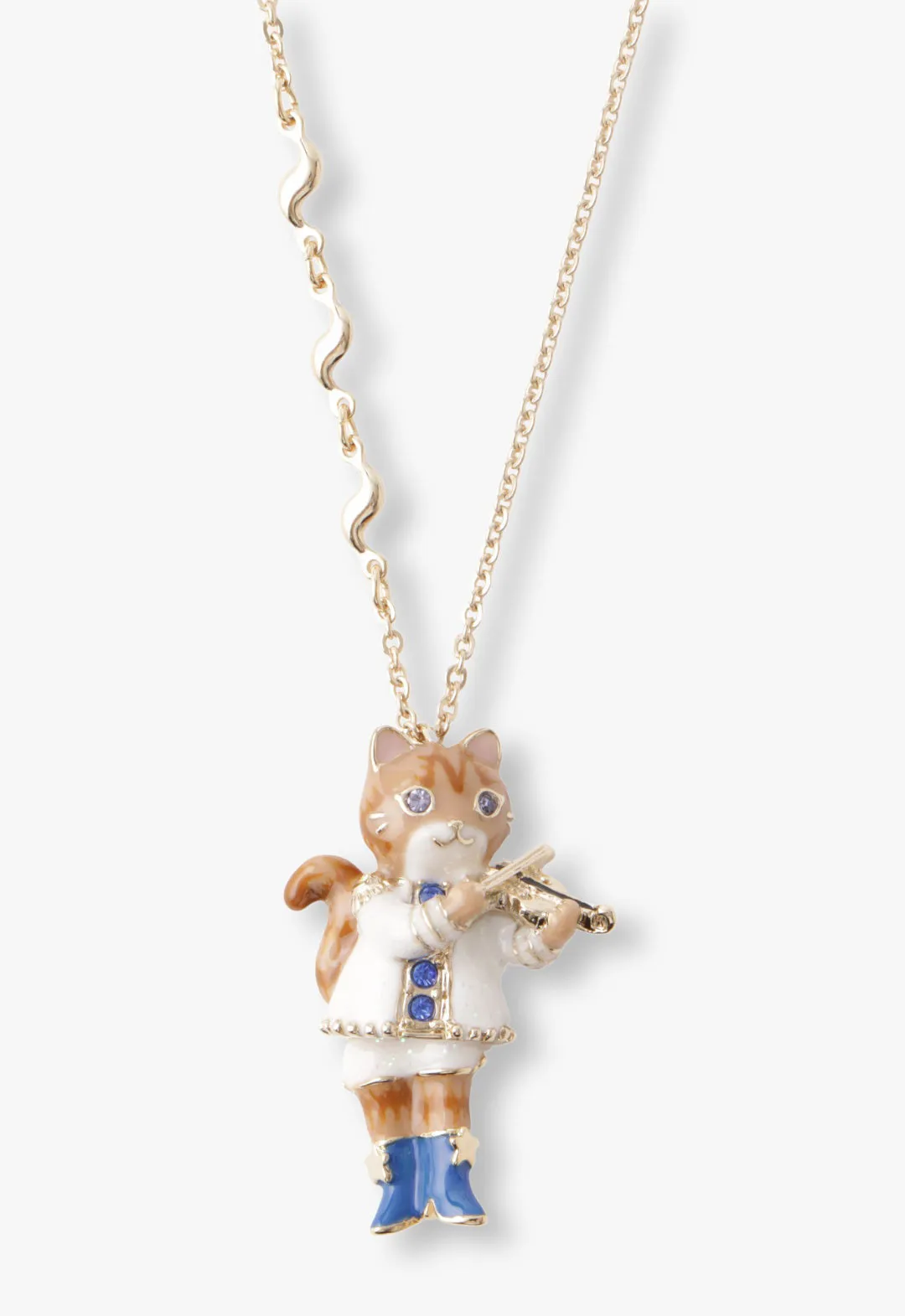 Cat Violin Necklace Annasui
