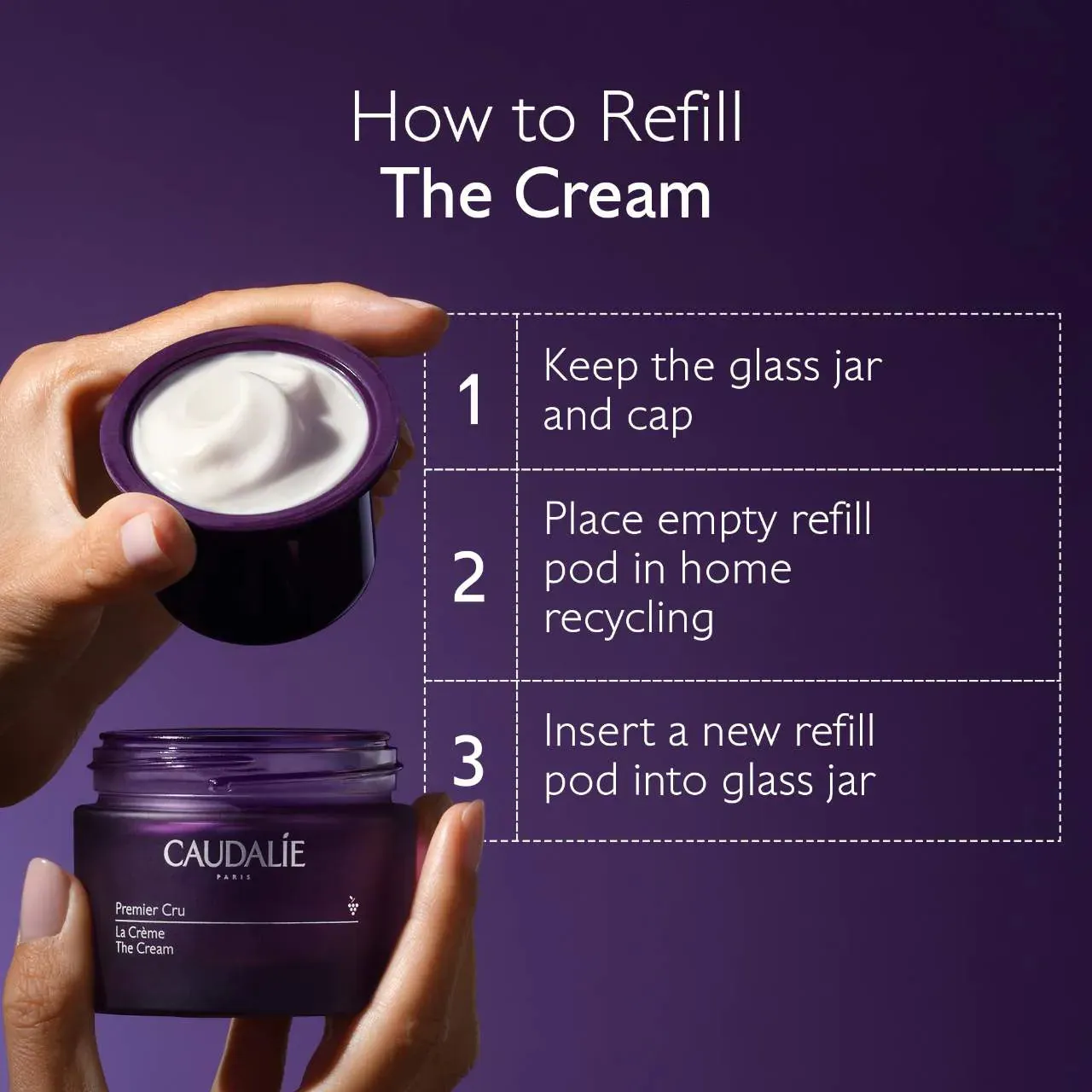 Caudalie  Premier Cru The Cream REFILL 50ml NWOB