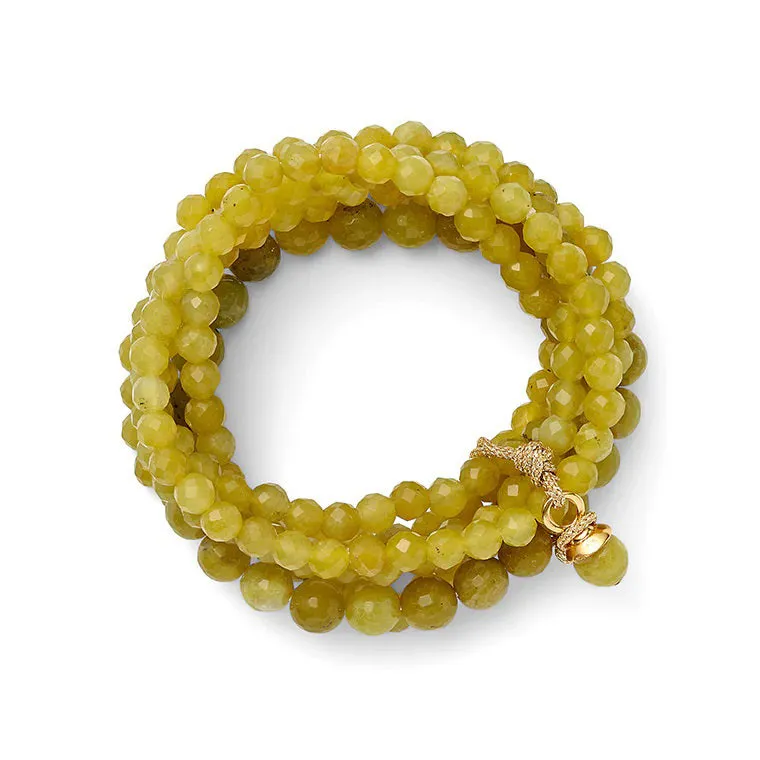 CC AND CO BY CATHERINE CANINO - SALLY BRACELET IN PIQUANT GREEN QUARTZ