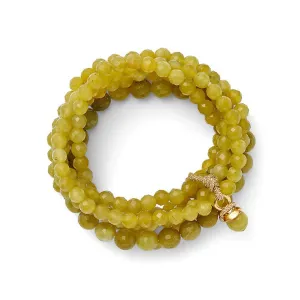 CC AND CO BY CATHERINE CANINO - SALLY BRACELET IN PIQUANT GREEN QUARTZ