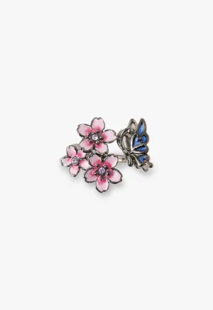 Cherry Blossom & Butterfly Bloom Ring Annasui