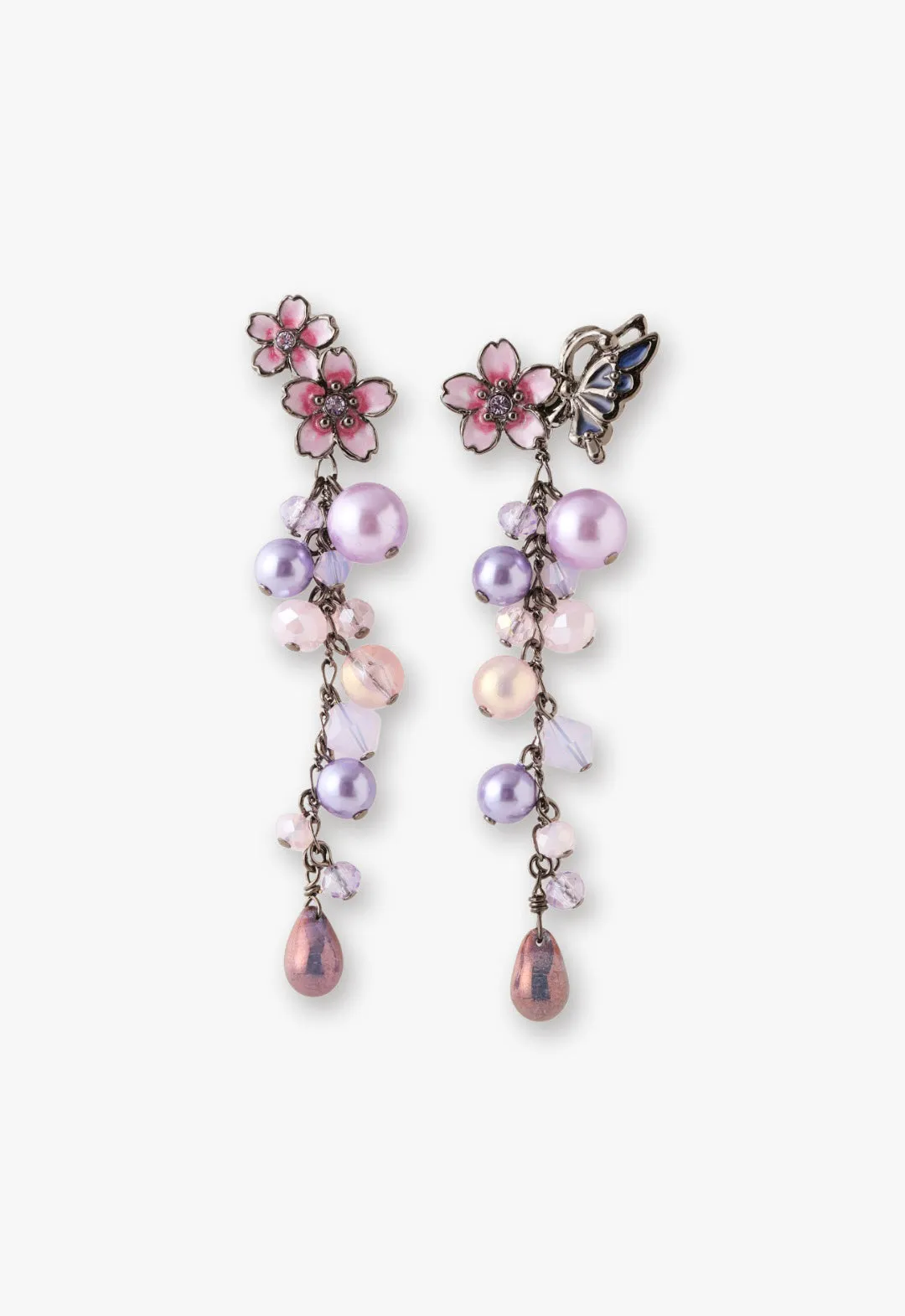Cherry Blossom & Butterfly Dream Earrings Annasui