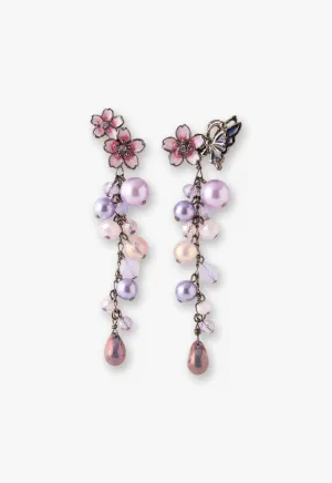 Cherry Blossom & Butterfly Dream Earrings Annasui