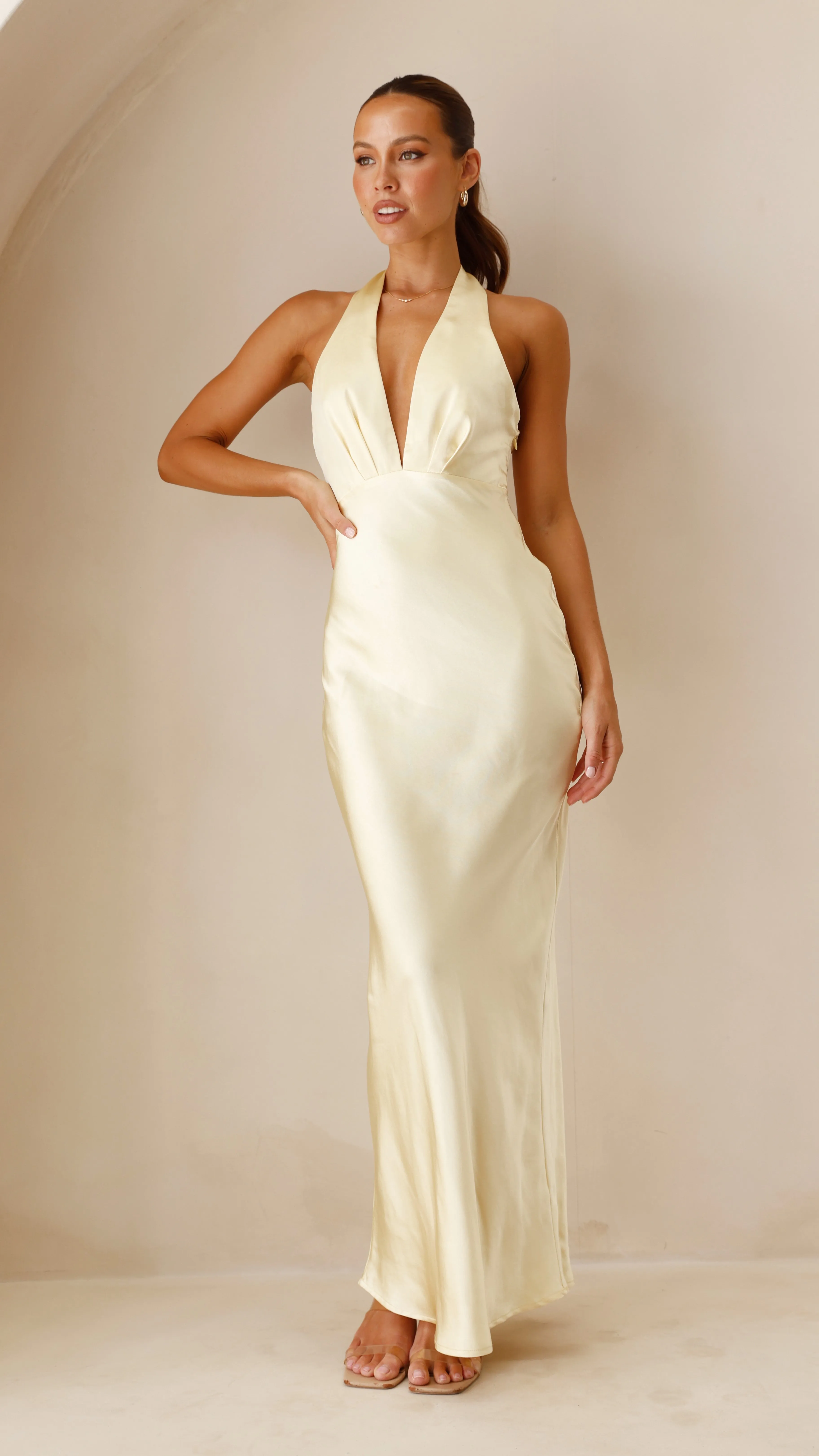 Chloe Maxi Dress - Yellow Billy J