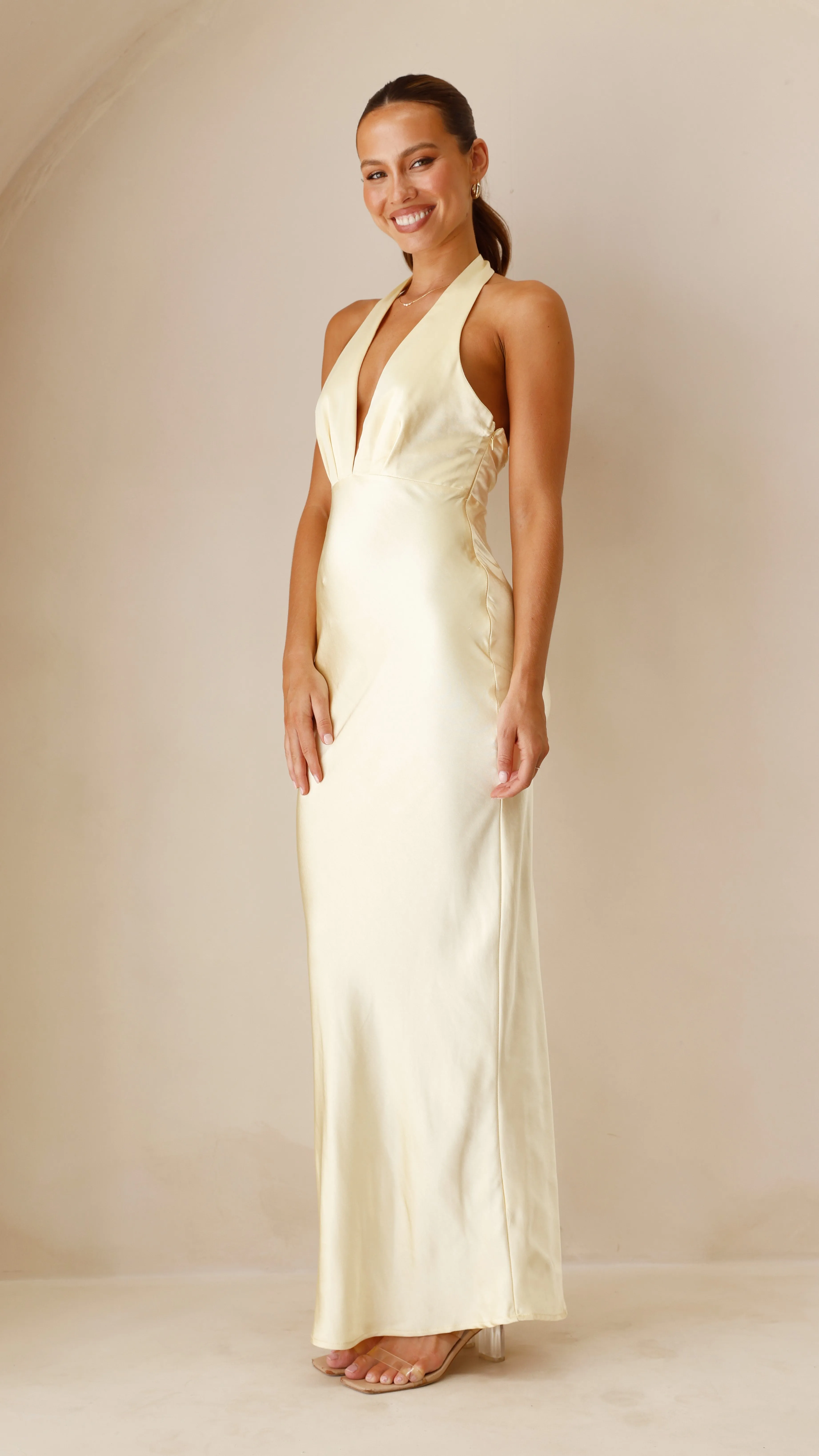 Chloe Maxi Dress - Yellow Billy J