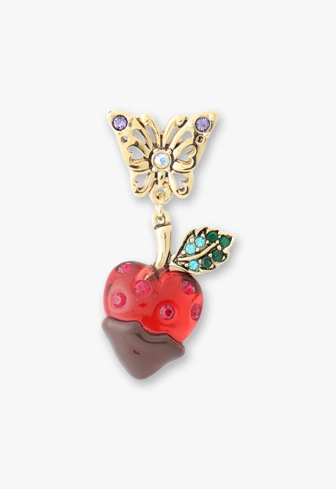 Chocolate Covered Strawberry Earrings - Red Multi Annasui