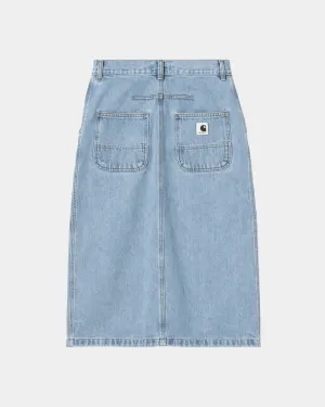 Colby Skirt | Blue (stone bleached) Carhartt WIP
