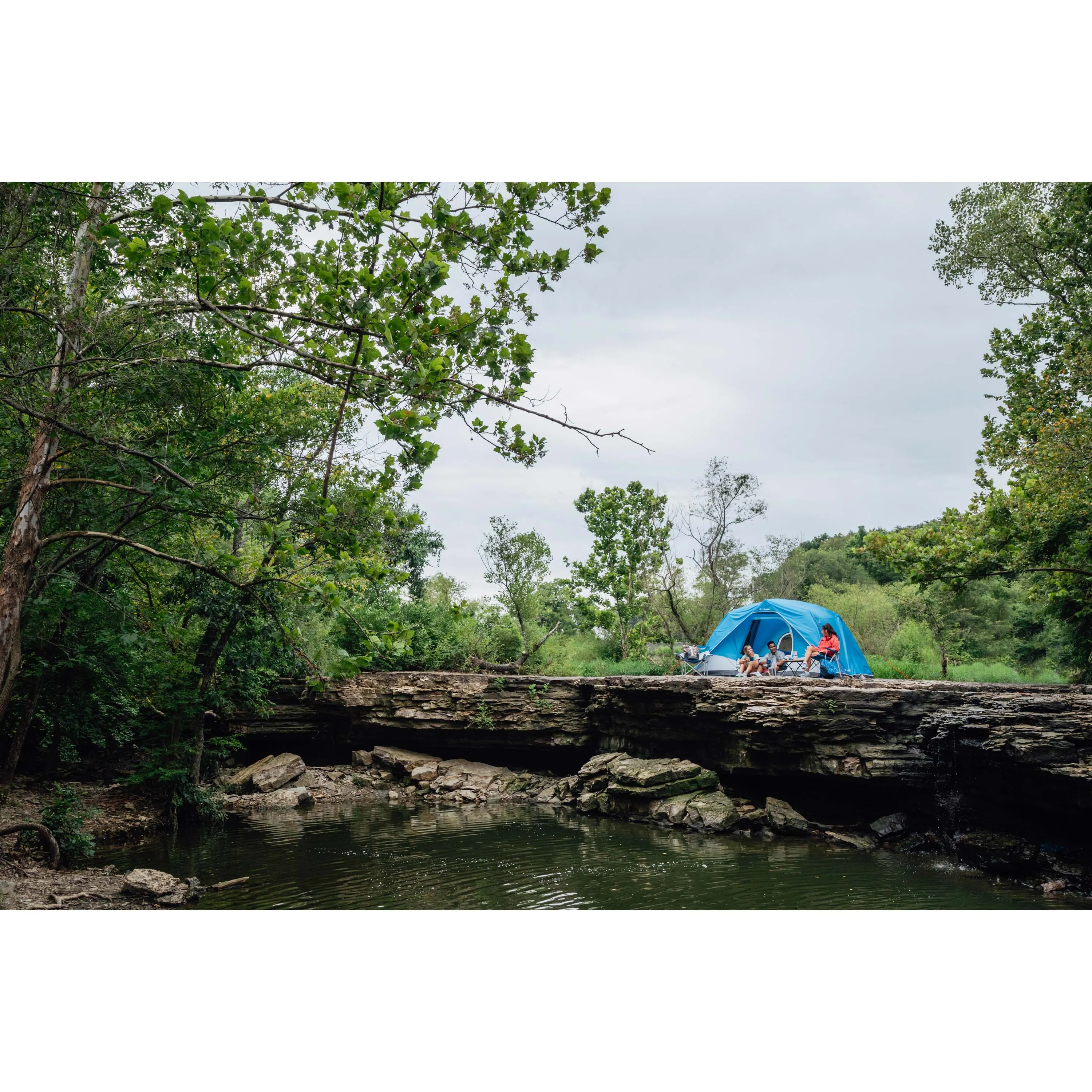 Columbia Unisex Blue 6P FRP Dome Tent