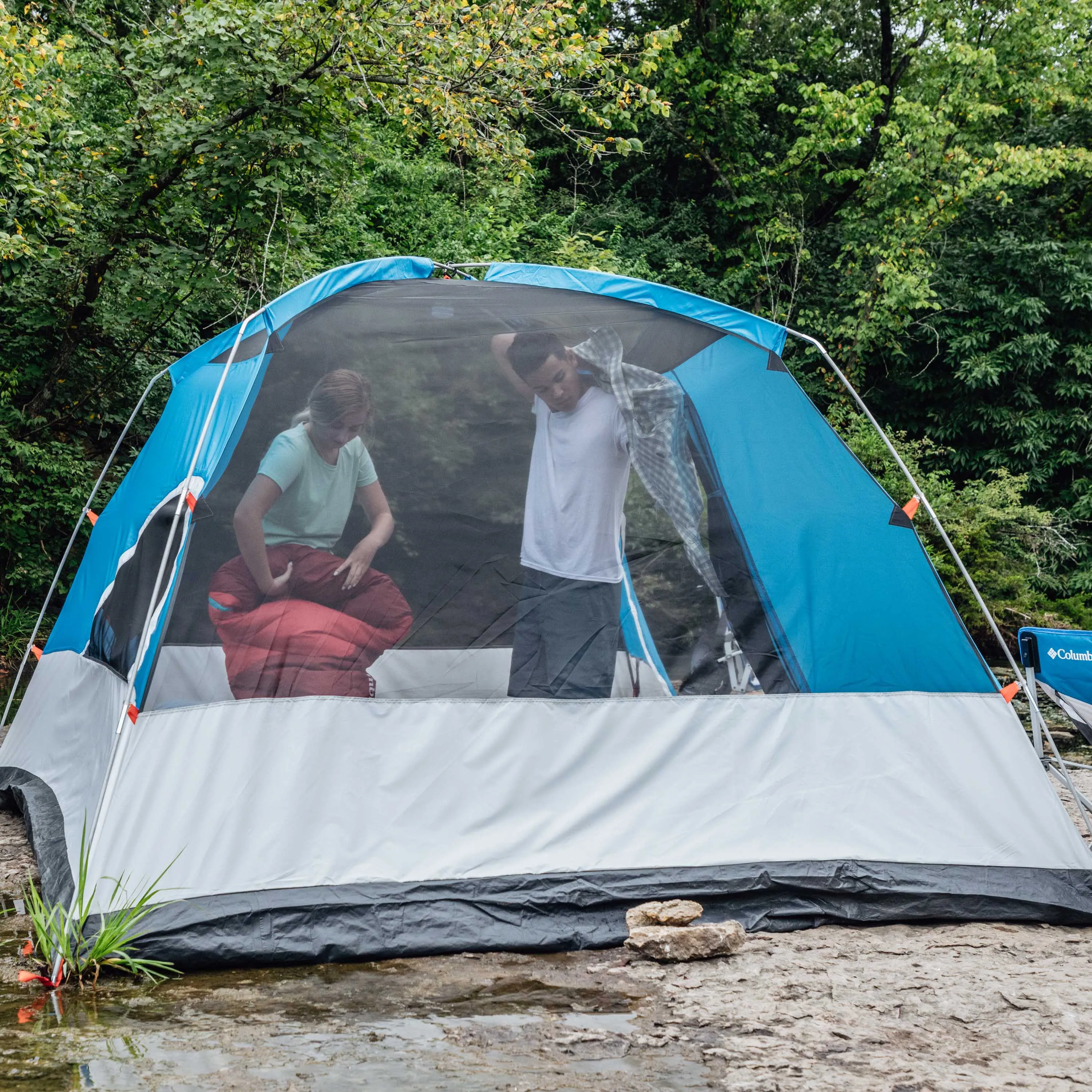 Columbia Unisex Blue 6P FRP Dome Tent