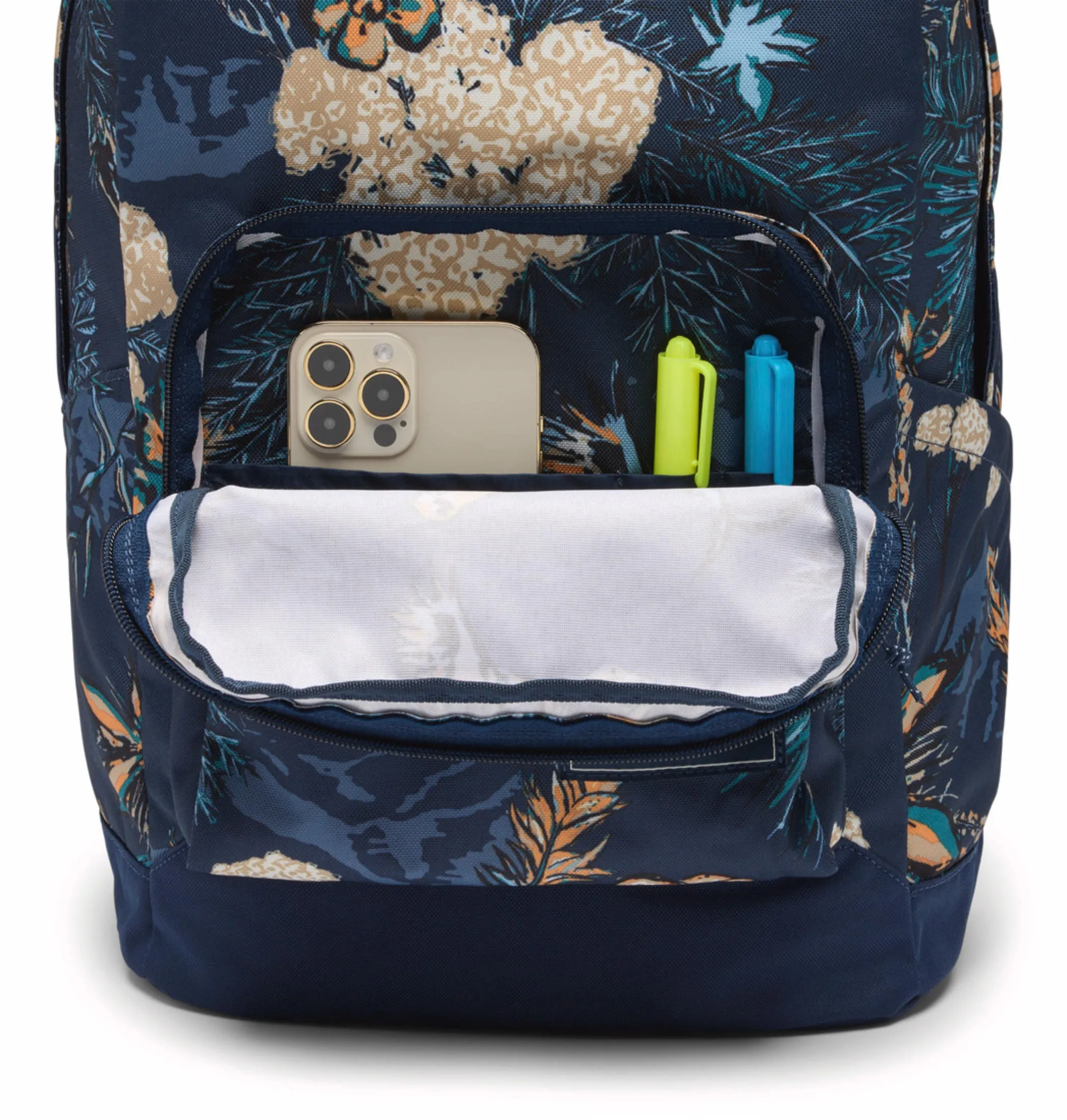 Columbia Unisex Blue Zigzag II Printed Backpack 22 L