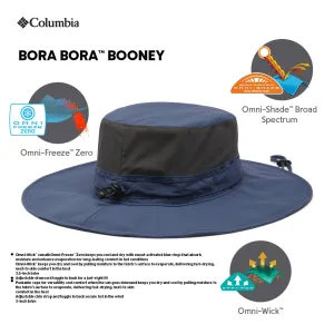 Columbia Unisex Navy Blue Omni-Shade Broad Spectrum Coolhead III Zero Booney Hat