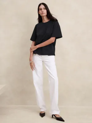 Cotton Boyfriend T-Shirt Banana Republic