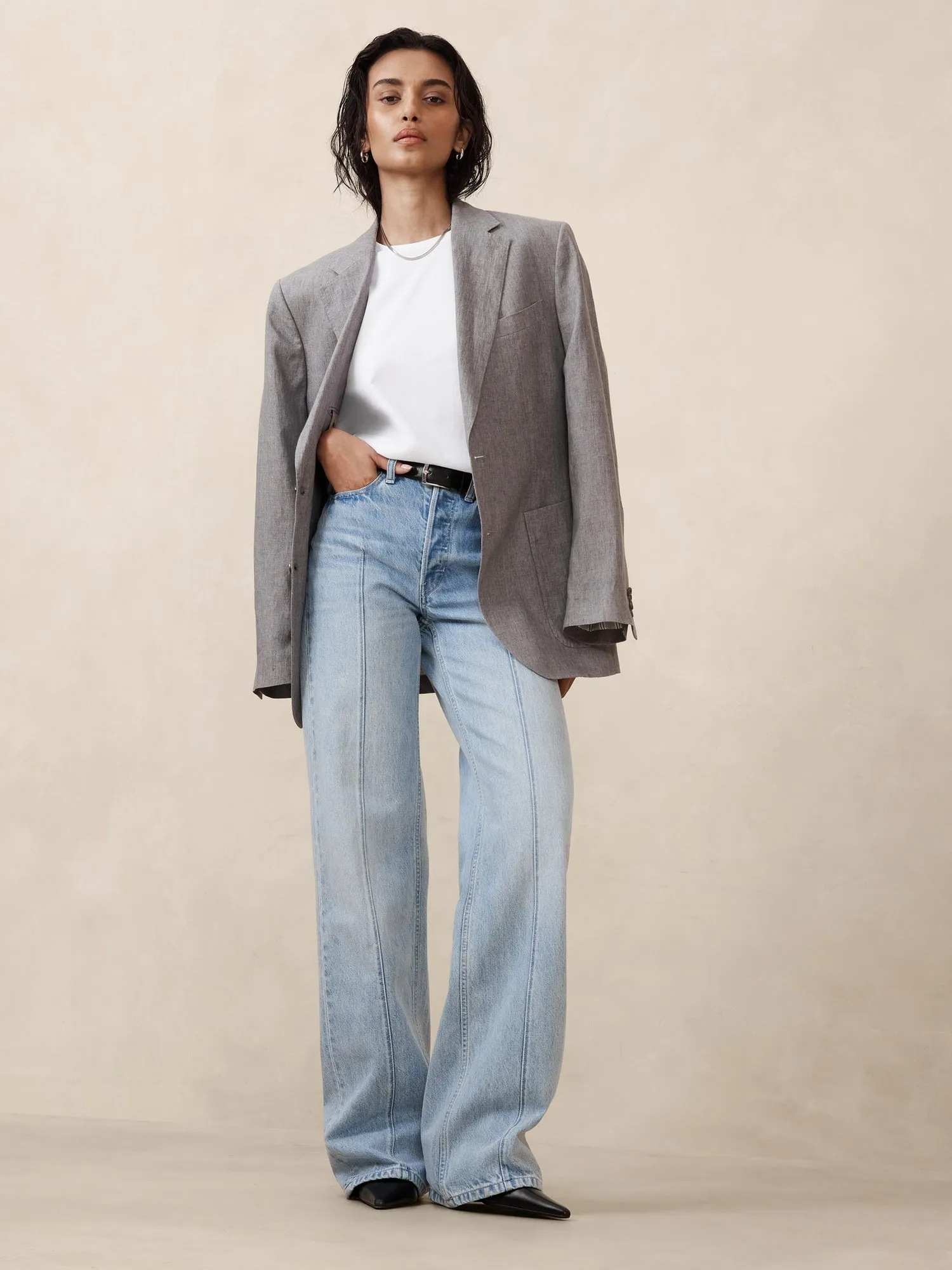 Cotton Boyfriend T-Shirt Banana Republic