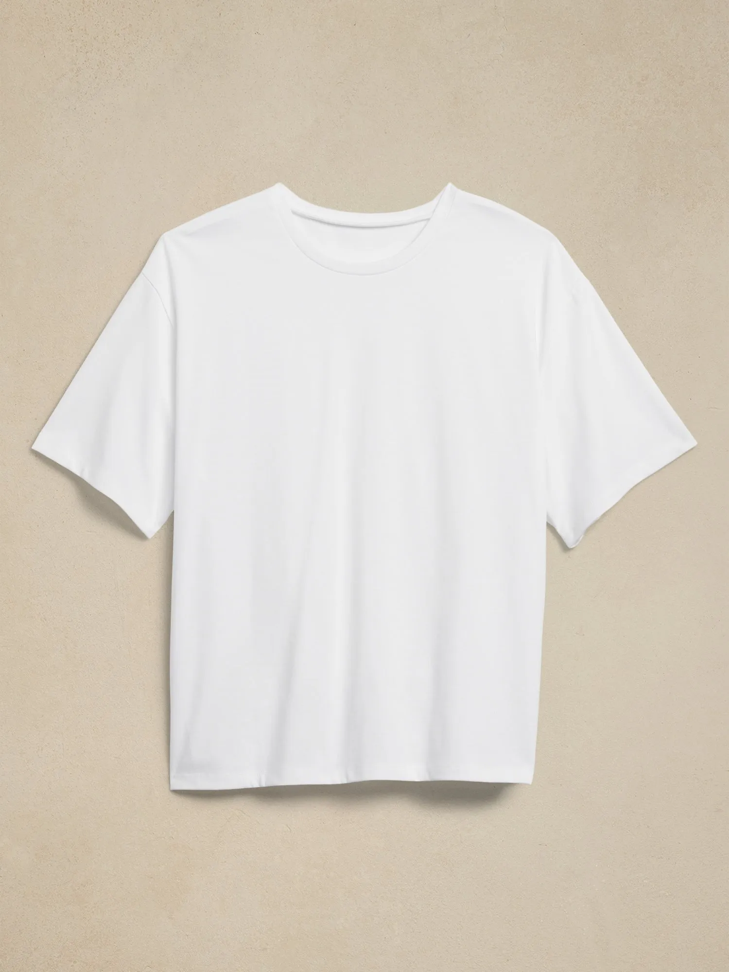 Cotton Boyfriend T-Shirt Banana Republic