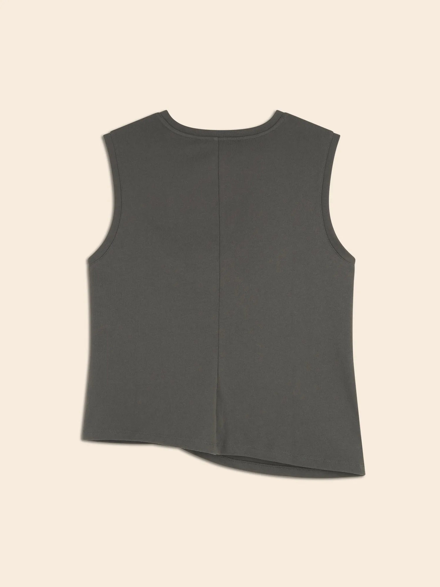 Cotton Draped Tank Banana Republic