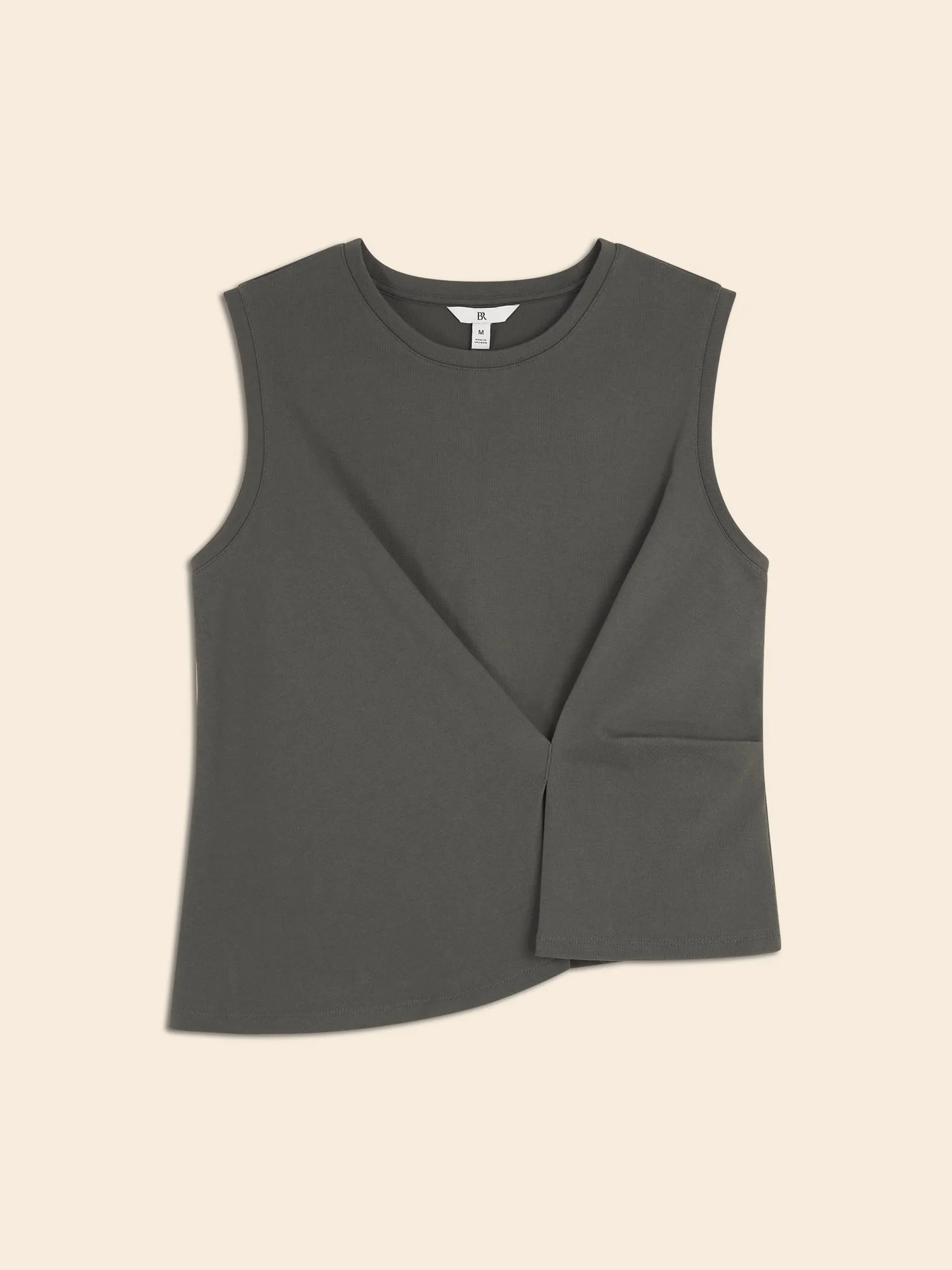 Cotton Draped Tank Banana Republic